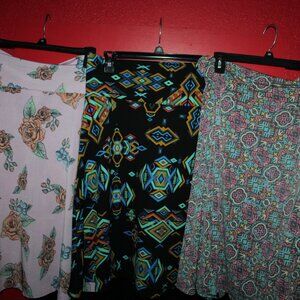 SET of 3 Medium LuLaRoe Azure